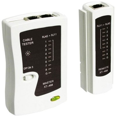 Kabelový tester RJ11, RJ12, RJ45, LED kontrola (NBNN001T00) – Zboží Dáma Kabelový tester RJ11, RJ12, RJ45, LED kontrola (NBNN001T00) – Zboží Dáma