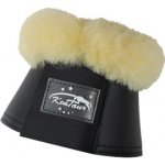 Kentaur Zvony z plastické kůže s umělým beránkem černá – Zboží Dáma