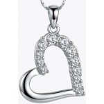 Elanis Jewel Dámský náhrdelník velké srdce s čirými krystaly Swarovski® EJ00032 – Hledejceny.cz
