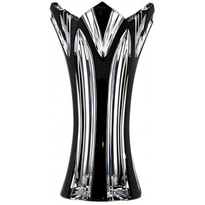 Bohemia Crystal Váza Lotos černá 205mm – Hledejceny.cz