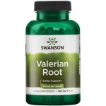 Swanson Kozlík Lékařský Valeriana 475 mg 100 kapslí – Hledejceny.cz