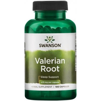 Swanson Kozlík Lékařský Valeriana 475 mg 100 kapslí
