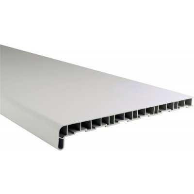 Parapet plastový 150x4000 mm, bílý – Sleviste.cz