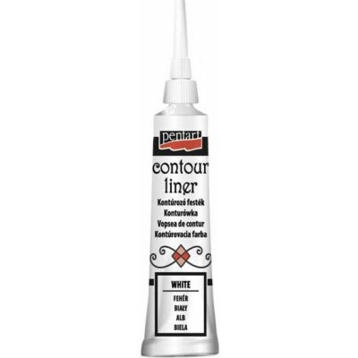 Pentart Kontura univerzální 20ml bílá – Hledejceny.cz
