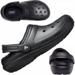 Crocs classic Lined Clog black/black černé – Zboží Dáma