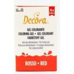Decora Gelová barva červená 28 g – Hledejceny.cz