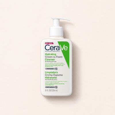 CeraVe Cleansers Hydrating Cream-to-Foam Cleanser 473 ml – Hledejceny.cz