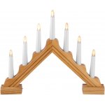 LIVARNO home Obloukový LED svícen hranatá oranžová – Zboží Dáma