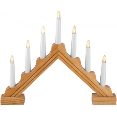 LIVARNO home Obloukový LED svícen hranatá oranžová – Zboží Dáma