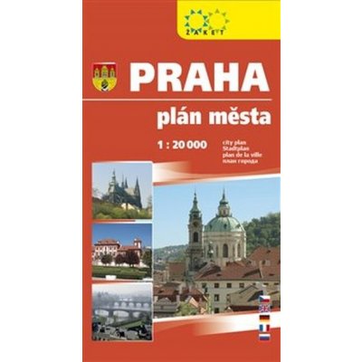 Praha - plán města 1:20T.