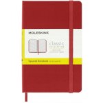 Moleskine Zápisník L tvrdé desky červený čtverečkovaný A5 120 listů – Zboží Dáma