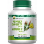Bio-Pharma Pupalka dvouletá 500 mg Vitamin E 50 mg 100+30 tobolek – Hledejceny.cz