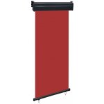 Dekorhome Balkonová zástěna 80x250 cm Červená – Zboží Mobilmania