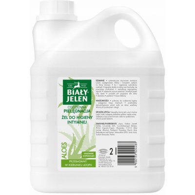 Biały Jeleń Gel pro intimní hygienu Aloe náhradní náplň 2 l – Hledejceny.cz
