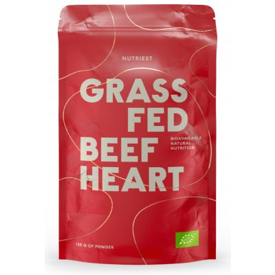 Nutriest BIO Lyofilizované hovězí srdce grass-fed 135 g – Hledejceny.cz