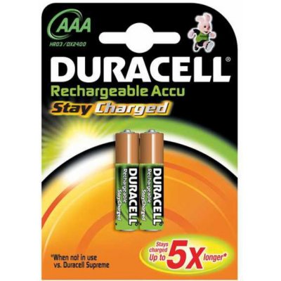 Duracell Rechargeable AAA 900mAh 2 ks 42411 – Zboží Živě