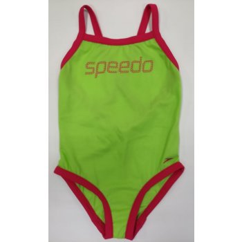 Speedo Logo 1PCE IF dívčí plavky zelené