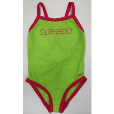 Speedo Logo 1PCE IF dívčí plavky zelené