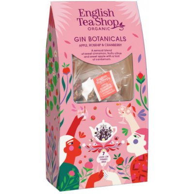 English Tea Shop Bylinky do Ginu jablko šípek a brusinky 7 pyramidek – Hledejceny.cz