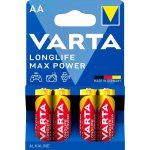 Varta LongLife Max Power AA 4ks 4706101404 – Zboží Živě