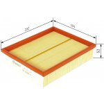 Vzduchový filtr BOSCH 1 457 433 289 (1457433289) – Hledejceny.cz