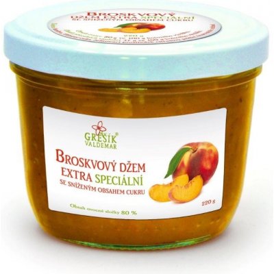 Grešík Džem broskvový extra Speciální 220 g