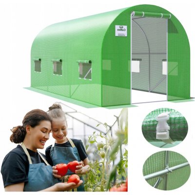 Cultivo 3x4,5 m 2 dveře zelená – Zboží Mobilmania