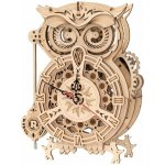 ROBOTIME Rokr 3D dřevěné puzzle Stolní hodiny s časovačem Sova 161 ks – Hledejceny.cz