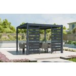G21 Fixní lamelová stěna 92 x 205,5 cm pro pergolu Austin – Zboží Mobilmania