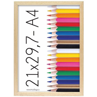 Tradag Rámeček Polaris natur 21x29,7 - A4 – Zboží Mobilmania