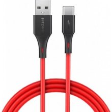 Blitzwolf BW-TC15 USB / USB-C 3A, 1,8m, červený