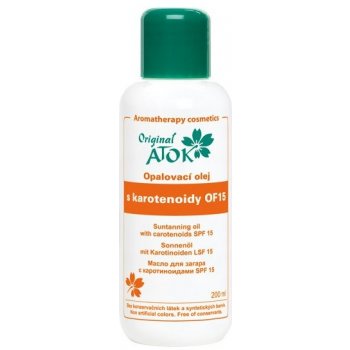 Original Atok opalovací olej s karotenoidy SPF15 100 ml