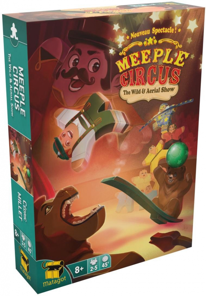 Matagot Meeple Circus The Wild Animal & Aerial Show