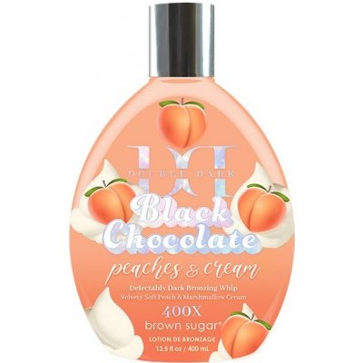 Tan Incorporated Double Dark Black Chocolate Peaches & Cream 400 ml – Zboží Mobilmania