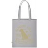 Nákupní taška a košík Organická ECO Textilní Taška Design Always kiss your dog Světĺešedá