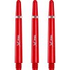 Násadky na šipky XQMax Darts Solid Colour with Logo - medium - red