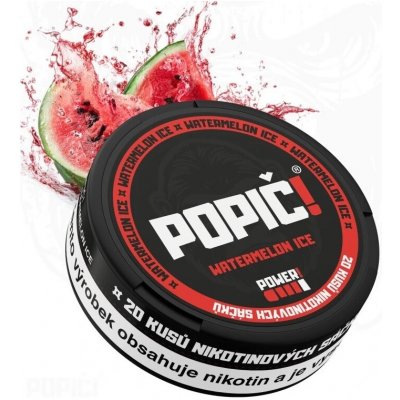 Popič! nikotynové sáčky Watermelon Ice 10,4 mg 20 ks – Zboží Mobilmania