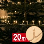 Phenom LED světelný řetěz s časovačem 20 m, 400 LED, teplá bílá – Hledejceny.cz