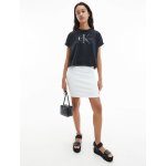 Calvin Klein Jeans dámská bílá sukně Slub Rib Mini Skirt – Hledejceny.cz