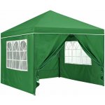 MultiGarden PAW-3X3-A-4W-GR Zahradní party stan 3x3 m zelený s nůžkovou konstrukcí + 4 boční stěny – Zboží Dáma
