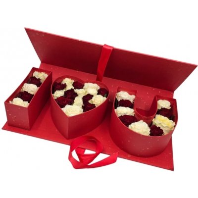 Červený I Love You Box růží 004 – Hledejceny.cz