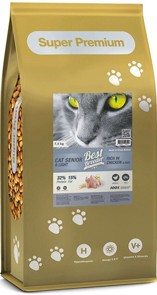 Best Breeder Senior Cat Light Rich in Chicken & Rice 2 kg