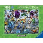 RAVENSBURGER Challenge: Minecraft 1000 dílků – Hledejceny.cz