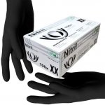 Unigloves Black Pearl nitrilové černé 100 ks – Hledejceny.cz