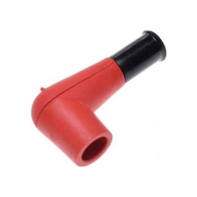 Fajfka botka svíčky gumová univerzální 90°- červená | Zboží Auto