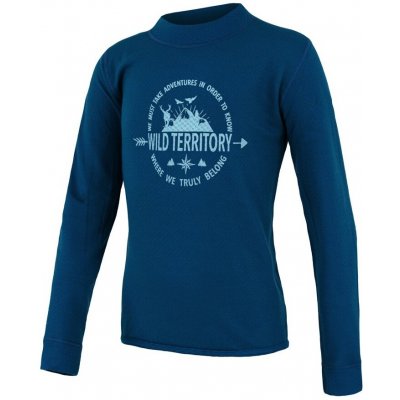 Sensor Merino DF Territory dětské funkční tričko Deep blue – Zboží Dáma