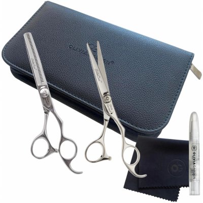 Olivia Garden SilkCut Sada kadeřnických nůžek 5,75" a efilačních nůžek 6,35" – Zboží Dáma