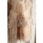 Konges Slojd šaty tylové s třpytivými labutěmi Glitter Swan – Hledejceny.cz