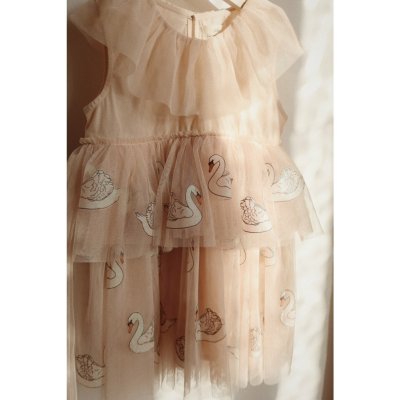 Konges Slojd šaty tylové s třpytivými labutěmi Glitter Swan – Hledejceny.cz