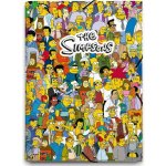 CurePink The Simpsons Simpsonovi postavy CSG0148 – Zboží Dáma